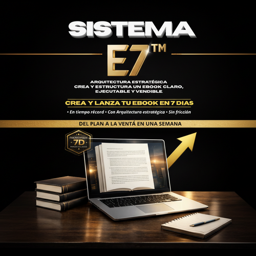 Sistema E7™ Crea y lanza tu e-book en 7 días