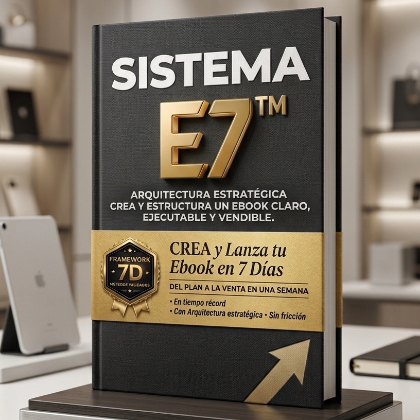 Sistema E7™ Crea y lanza tu e-book en 7 días