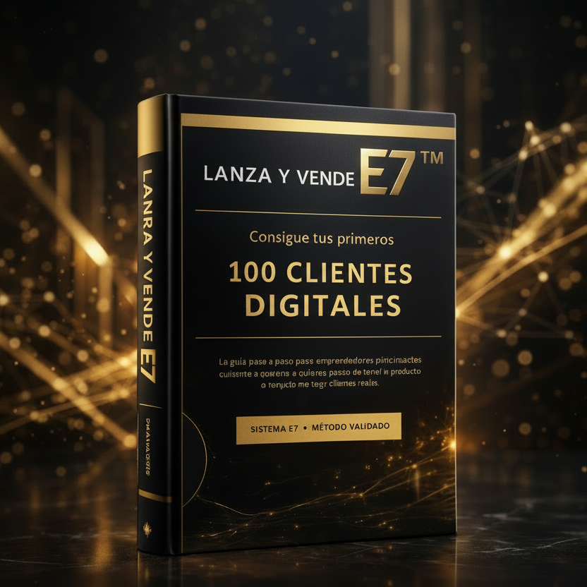 Lanza y vende E7™- consigue tus primeros clientes